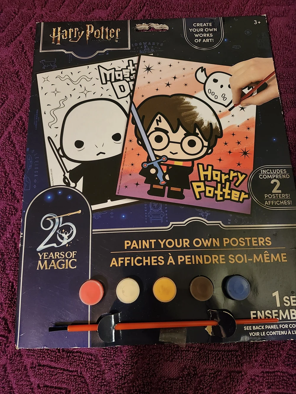 Harry Potter Paint Your Own Posters - Kids Art Kit (Includes Paints)